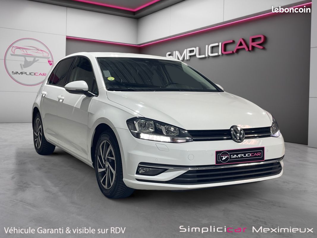 VOLKSWAGEN GOLF 1.6 TDI 115 Version Sound 115Ch Apple Carplay sièges chauffants Garantie 12 mois (image 1)