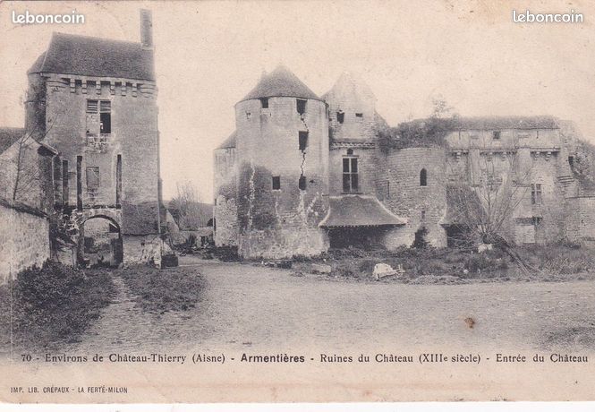 Photos et carte postales anciennes de Coucy le Château Auffrique