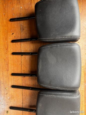 Poignées D'appui-tête Arrière Pour Voiture - Lot De 2, Noir, 33cm - Compatible 1995-2017, Installation Facile