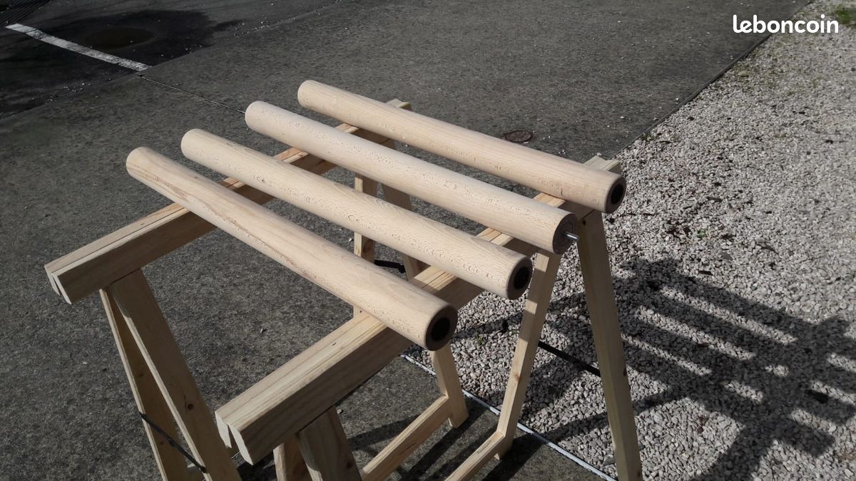 Pieds de table en bois neufs (image 1)