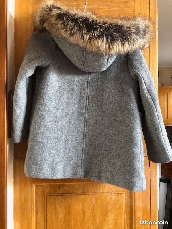 Sale Manteau Manteau Fille Ans Zara Woollen Coat With Hood Sherpa