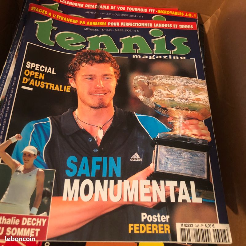 Lot de 78 magazines Tennis Magazine de 1990 à 2016 (image 19)