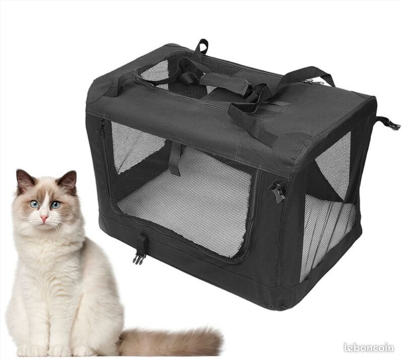 Sac de transport pour animaux domestiques • pliable -Noir
