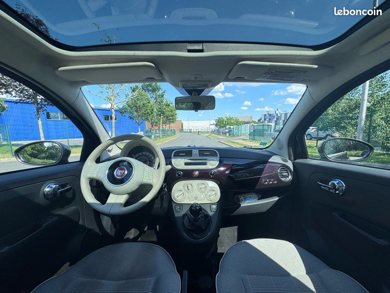 FIAT 500 1.2 (phase 2) 1.2 MPi 69 ch « Lounge » (image 11)