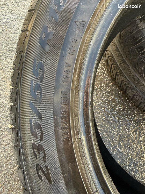 2 pneus 235 55 18 PIRELLI ALL SEASON (image 3)
