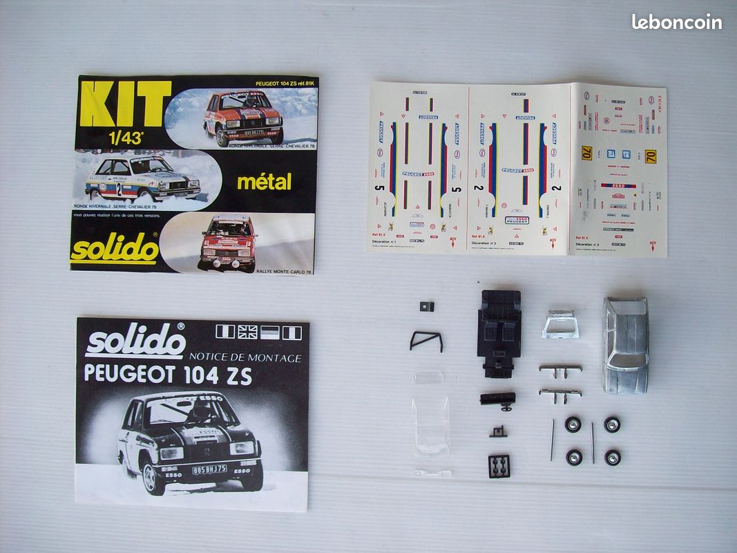 Peugeot 104 ZS 1972 - Solido Presse 1/43