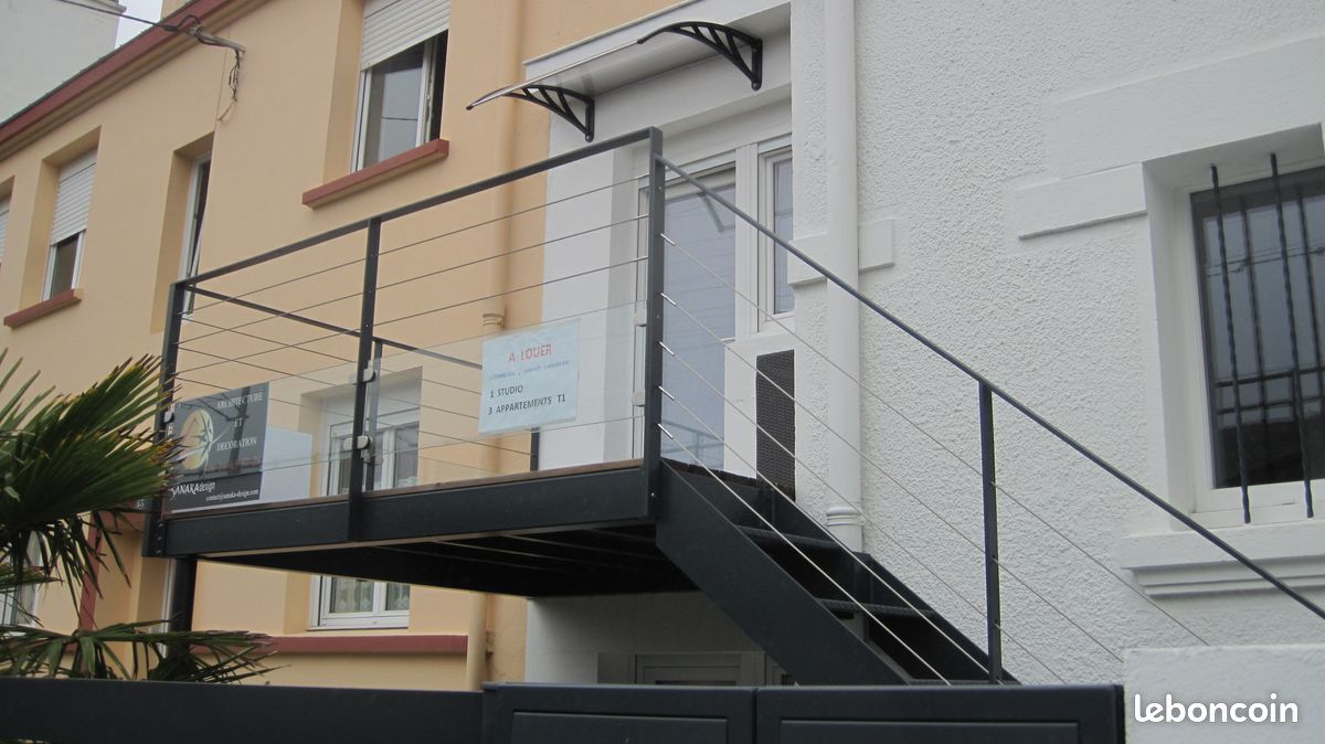 Appartement a louer lorient - 2 pièce(s) - 14 m2 - Surfyn