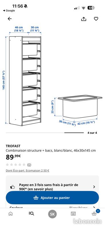 Trofast IKEA meuble rangement enfant (image 3)