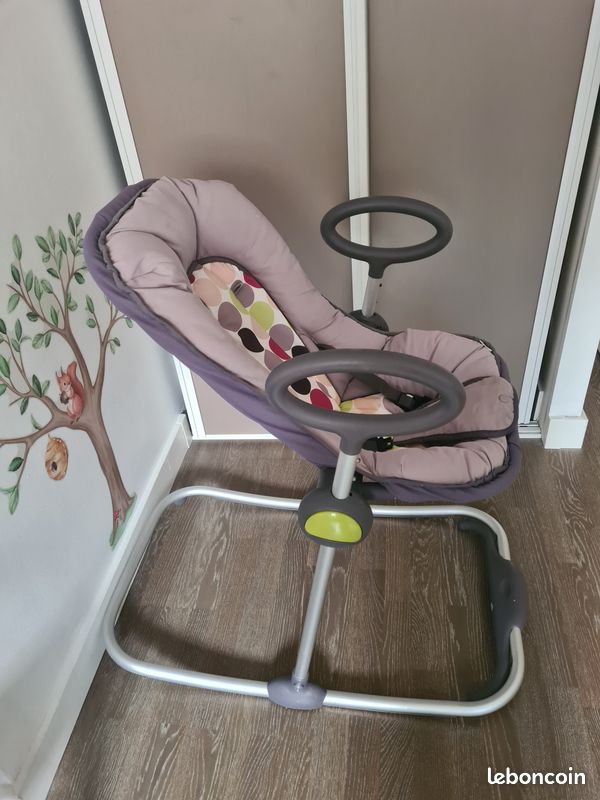 Balancelle / transat bébé évolutif avec tablette de jeu (image 1)