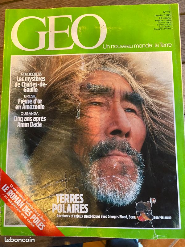 Lot de 9 revues anciennes GEO (image 1)