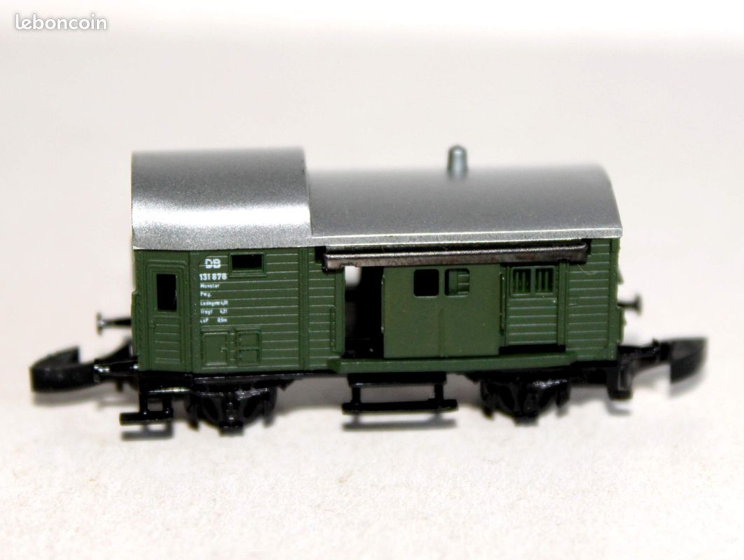 Wagon Marklin Mini Club 8604 Kangourou + Remorque Walter - Echelle Z 1:220 - Occasion