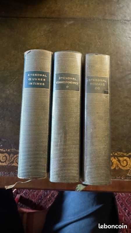 Stendhal – 3 volumes (Œuvres intimes, Correspondance I, Romans II) (image 1)