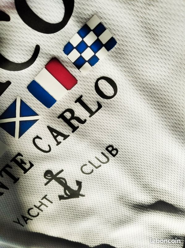 Tee-shirt monaco yacht club XL blanc (image 3)