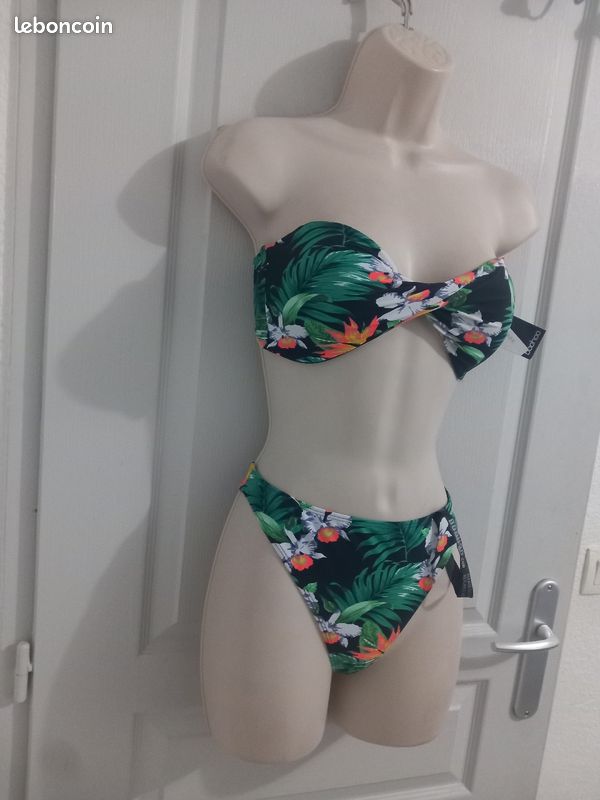 Maillot de bain Boohoo 2 Pièces taille 38 (image 4)