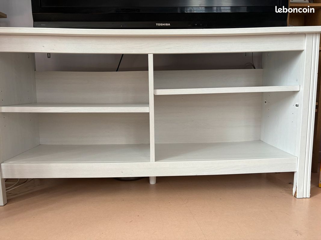 Meuble TV blanc (image 2)