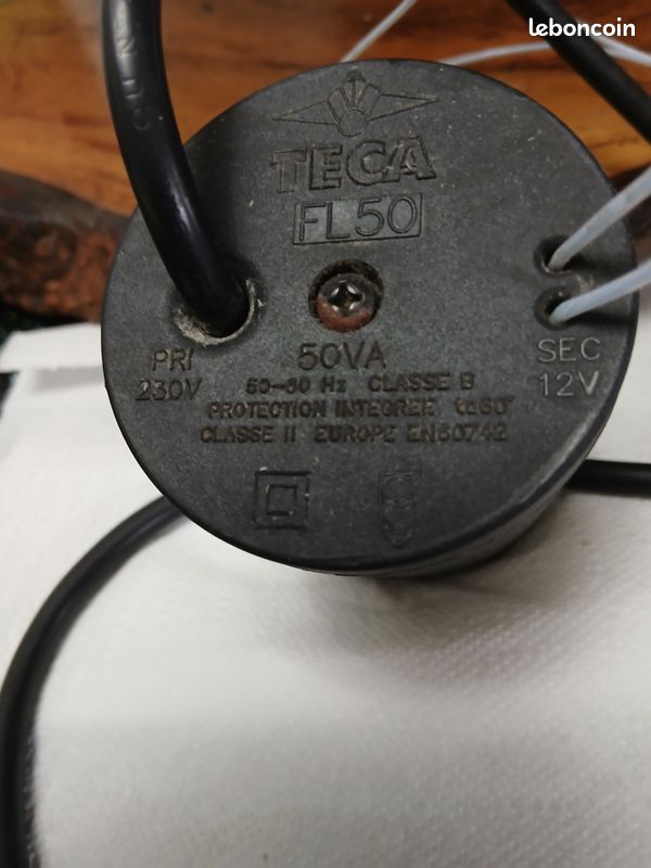 Transformateur Torique 230v en 12v marque TECA FL50 ...50VA Bon etat (image 3)
