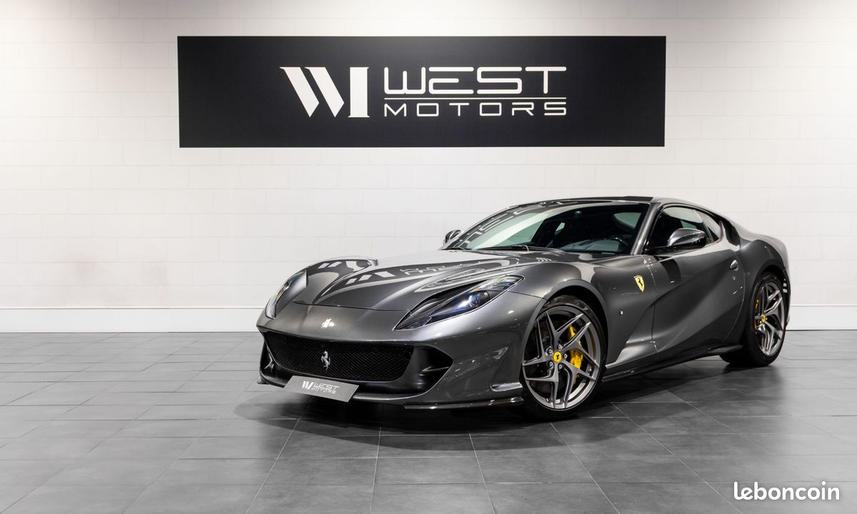 Ferrari 812 Superfast V12 6.5 800Ch – Origine France / Carbone Ext Int / Display / Volant Carbone / 1999 Euros/Mois (image 1)