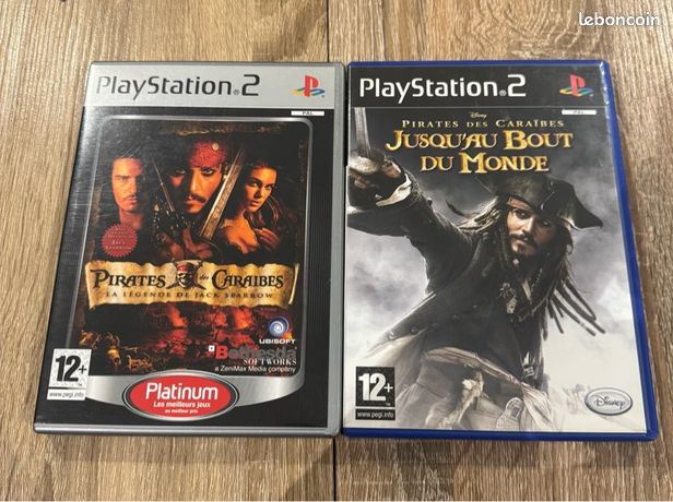 Jaquette PS2 Pirates Des Caraïbes Bout Du Monde - Version Française - Occasion