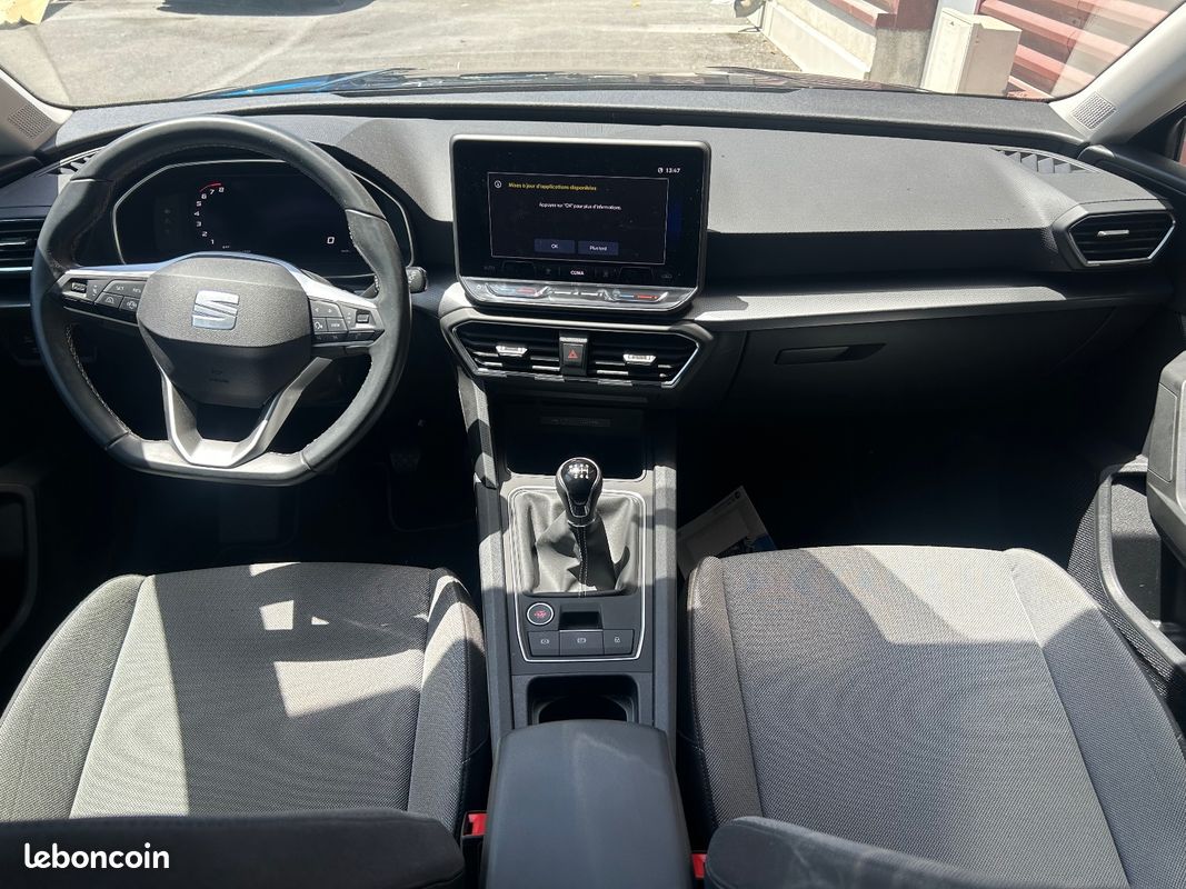 SEAT LEON 1.0 TSI 110 ch /7900 Km/Carplay/Garantie 12 mois/Entretien complet/ (image 11)