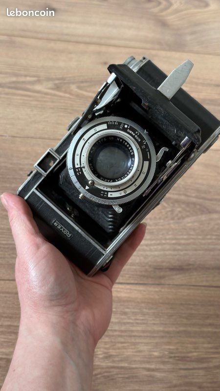 Appareil Photo Ancien Royer à Soufflet – Avec étui Cuir – Non Testé