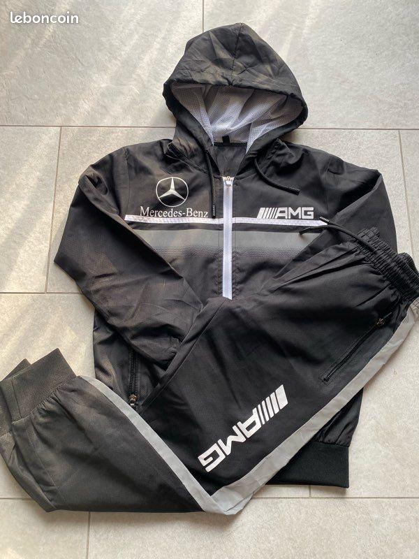 Veste Survetement Homme Mercedes Tracksuit Ensemble Mercedes Amg