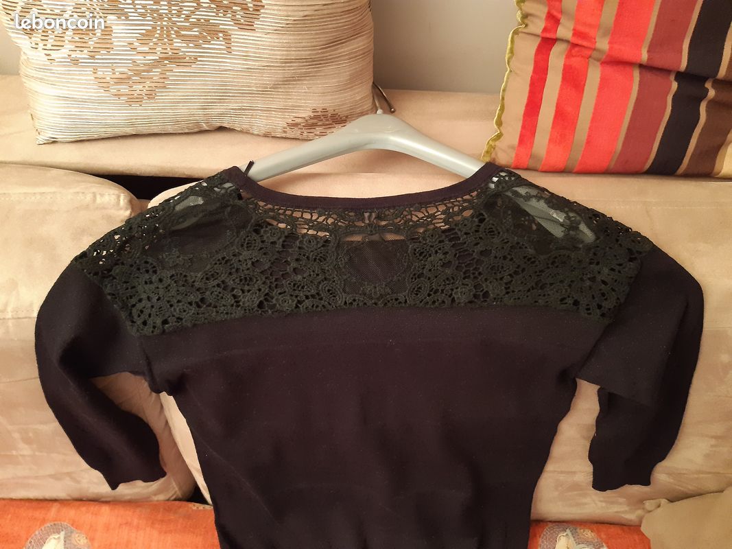 Pull naf naf noir taille s (image 3)