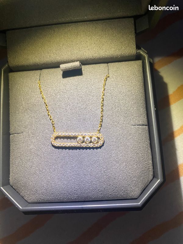Collier en or jaune 18 carats (image 2)