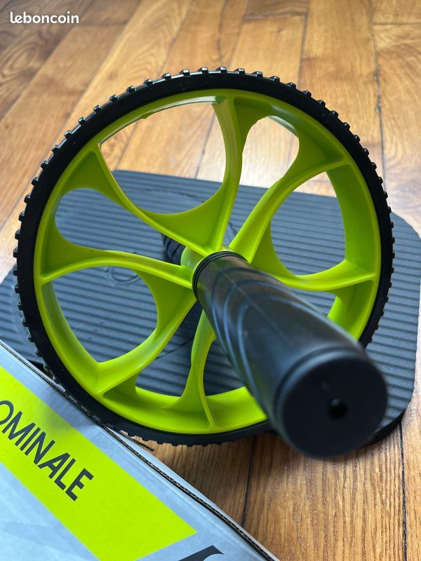 2023 Nouvelle Roue Abdominale à Rebond Automatique, Roue Abdominale à Double Roue pour Exercices