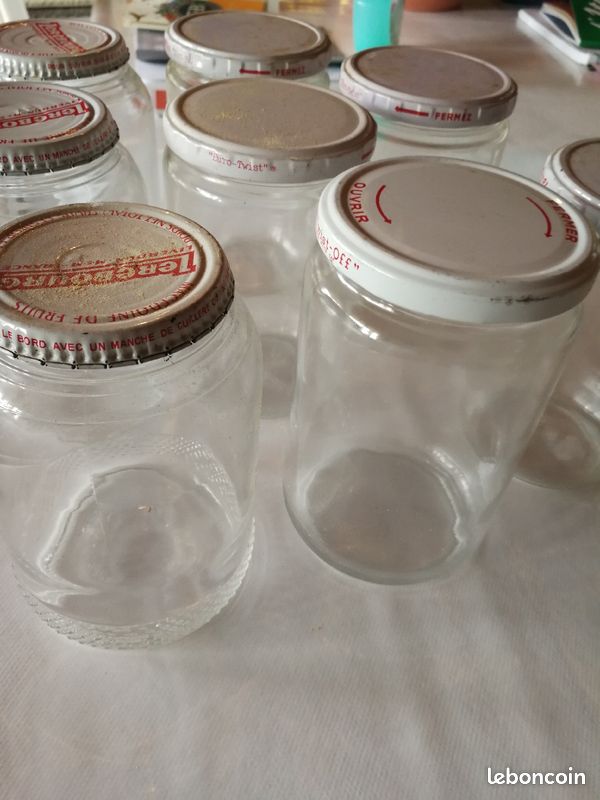 Lot de 8 pots en verre (image 2)