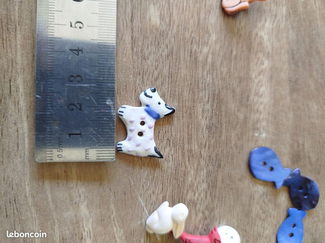 Lot de boutons animaux (image 11)