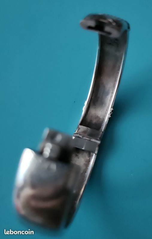 JOLI BRACELET DE FEMME EN ARGENT MASSIF TETE DE SANGLIER