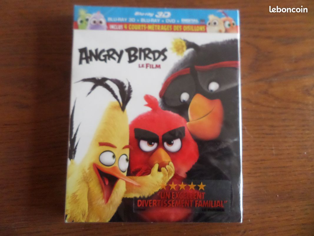 DVD "Blu-ray" 3D ANGRY BIRDS neuf (image 1)