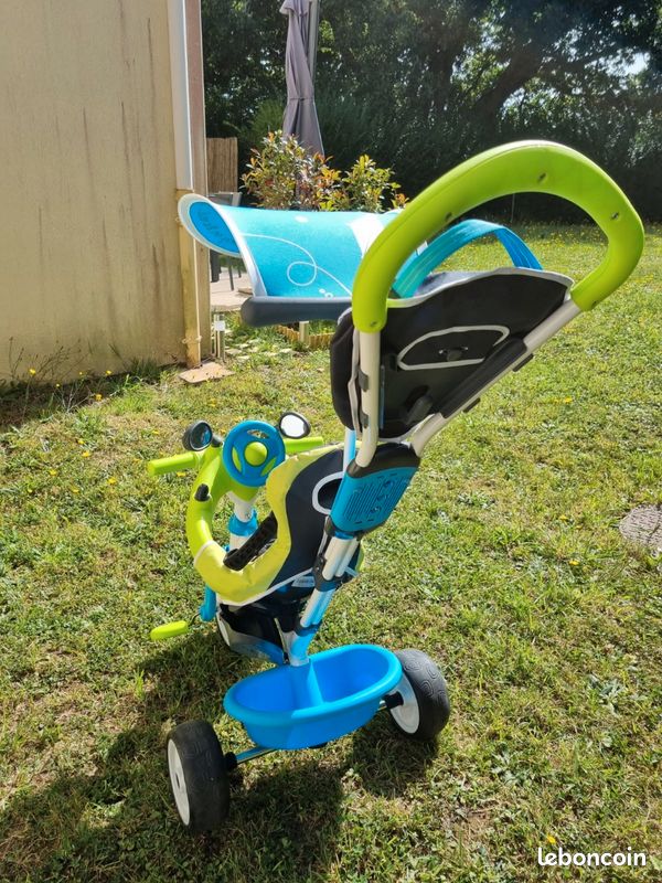 TRICYCLE BABY DRIVER CONFORT BLEU SMOBY 741200 TRICYCLE BABY DRIVER CONFORT BLEU SMOBY 741200