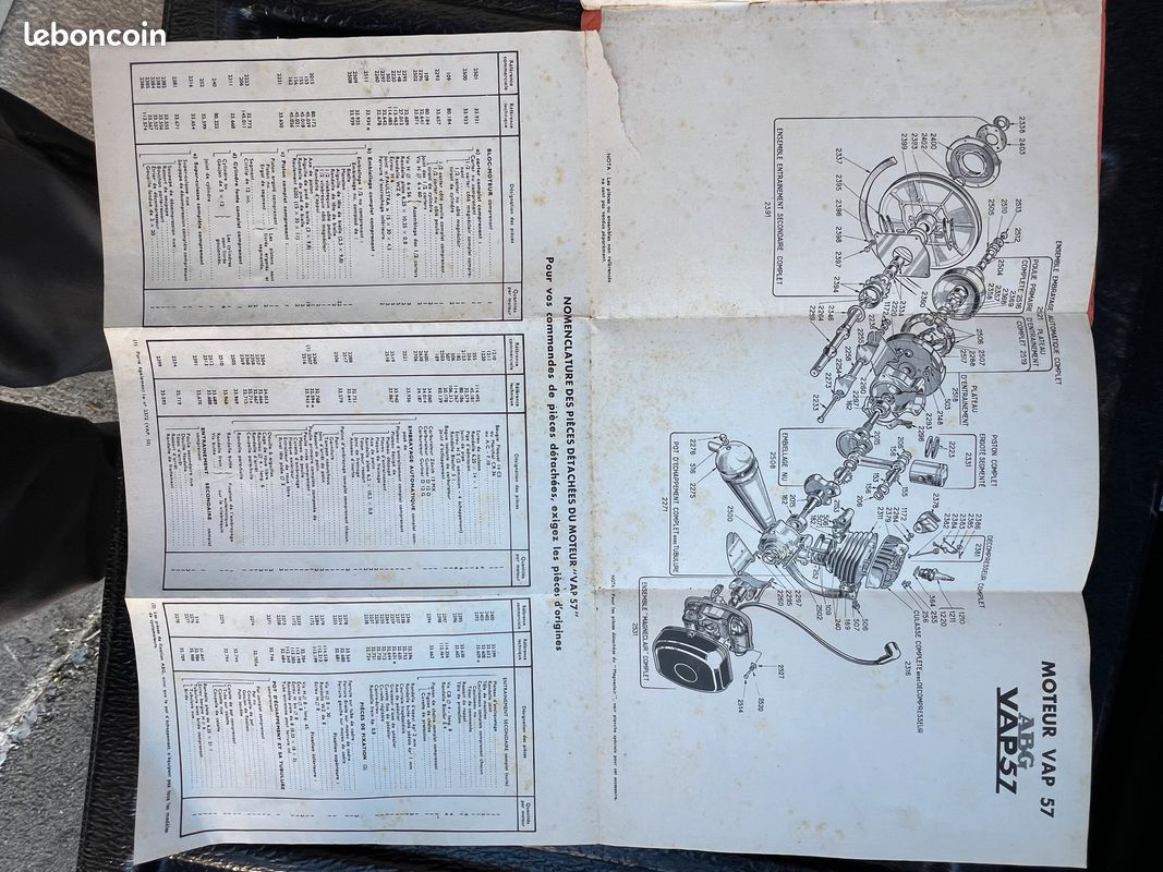 Catalogue moteur Vap - quipement moto