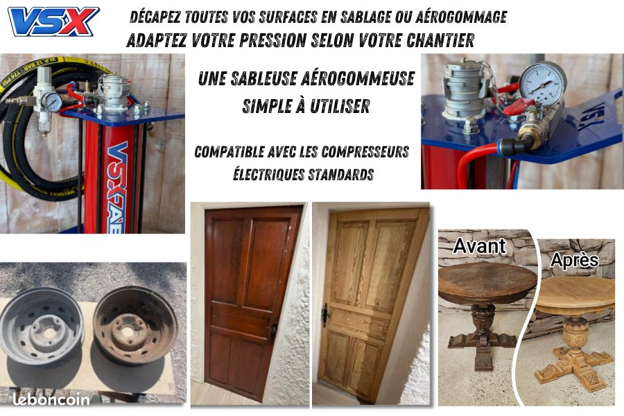 Sableuse aérogommeuse VSX MAGGY MAX (image 3)