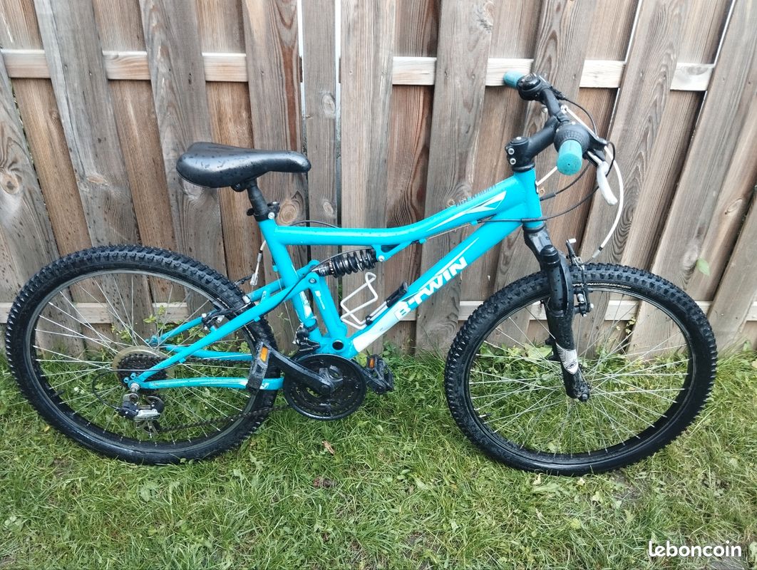 Decathlon Vtt Vtt Femme Bleu Vélo VTT électrique Semi-rigide 27'5