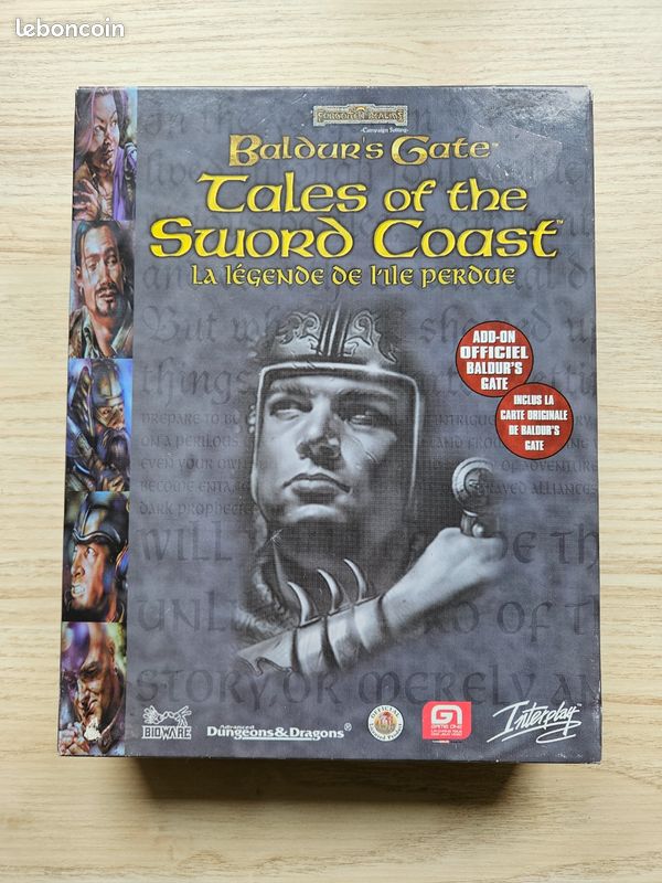 Jeu PC Baldur's gates Tales of the sword coast, Big box, CIB Jeu PC Baldur's gates Tales of the sword coast, Big box, CIB