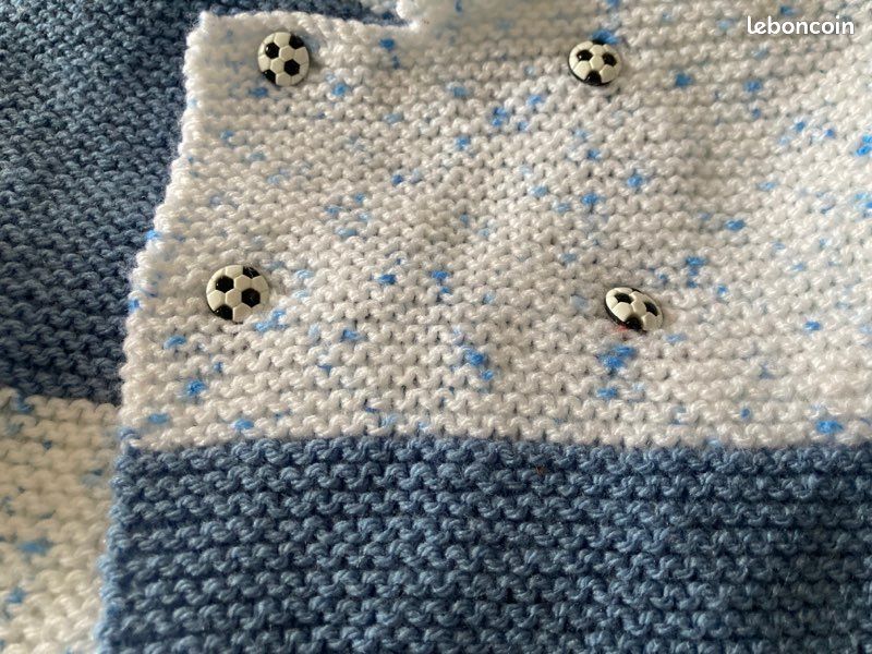 Gilet tricoté main 6 -12 mois (image 3)