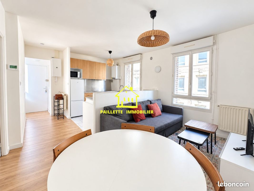 Appartement 4 pièces 59 m² · au Havre · 59 m² · 1 130 €/mois