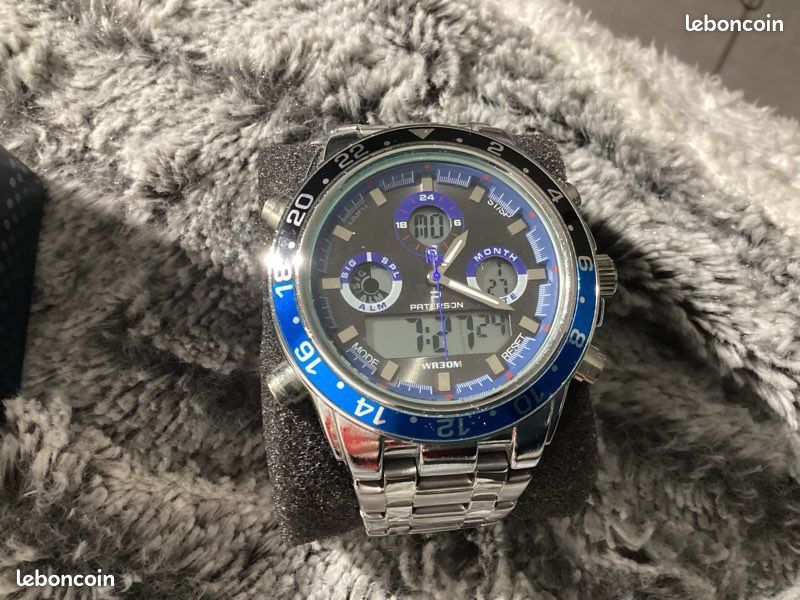 Paterson Dual Time Montre Paterson Gt Line Paterson Time Shop - Main Image