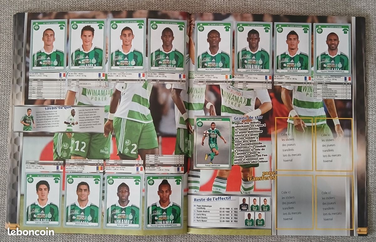 RARE, sous blister, Album PANINI FOOT 2011 avec 25 ... - eBay