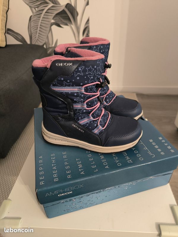 Bottes filles hiver GEOX Amphibiox Chaussures