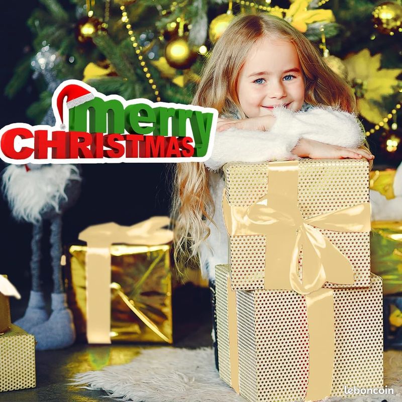 5 Pièces Ruban Satin Doré, 22 M Ruban Cadeau Doré, Cadeau