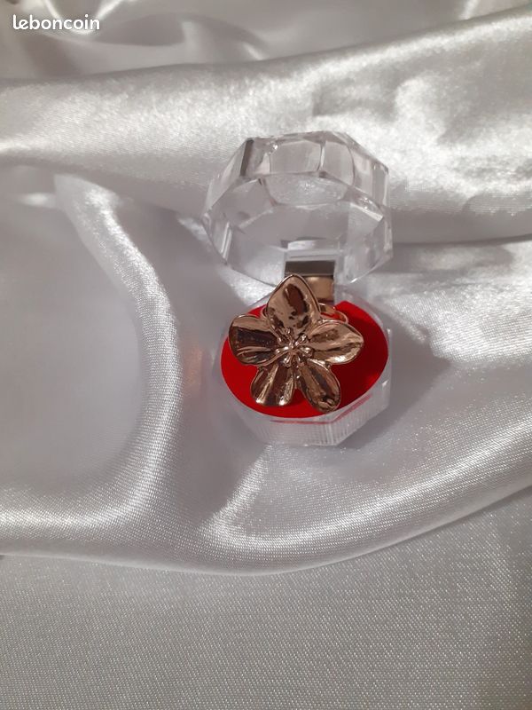 Bague doré Jacinthe - Ajustable - Taille 16,5 (image 3)