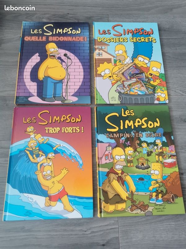 Lot de 4 Bd Les Simpson (image 1)