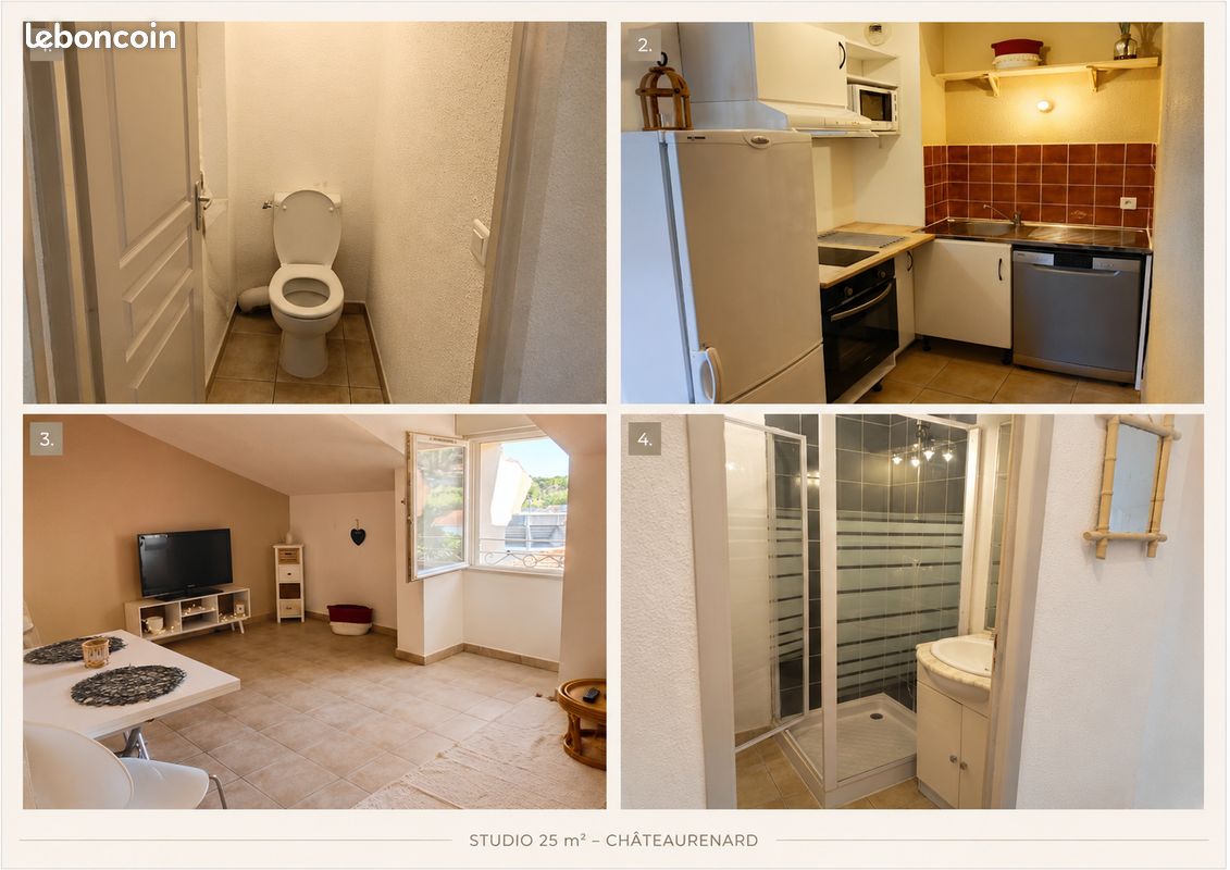 Appartement 1 pièce 25 m² · à Châteaurenard · 25 m² · 89 000 €