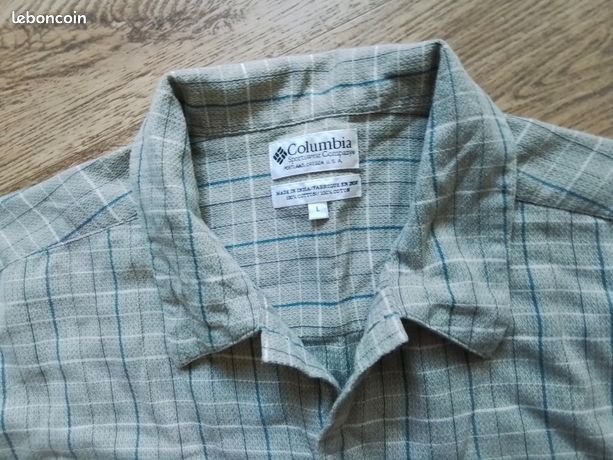 Chemise Columbia Homme - Taille 3XL (Big & Tall) - Marron