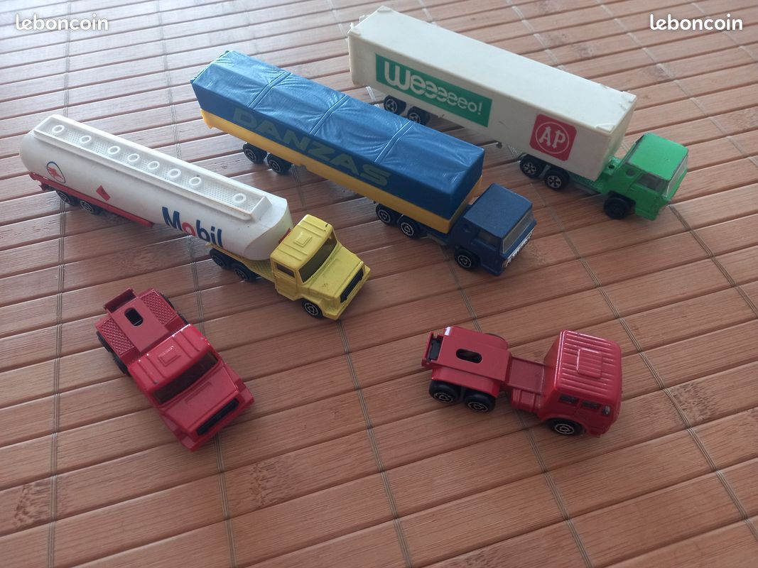 CAMIONS miniatures disponibles CAMION CITERNE MOBIL "COLLECTOR" + CAMIONS MAJORETTE PRIX à partir de ... INFOS dans le descriptif / bobp (image 1)