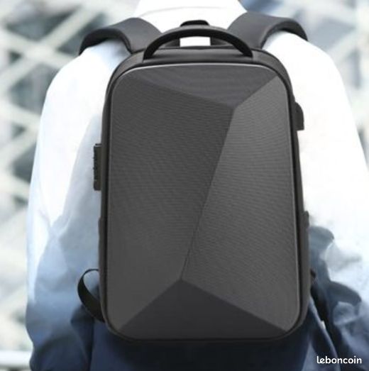 Sac à Dos pour Ordinateur Portable Idéal Pour Voyages Etanche Antivol Prise USB (image 5)