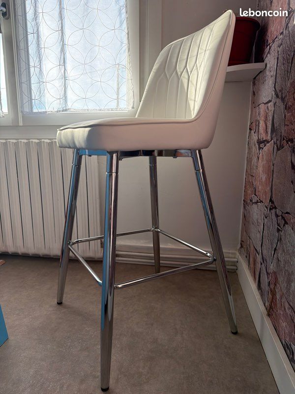2 chaises neuves pour îlot, bar, comptoir (image 1)